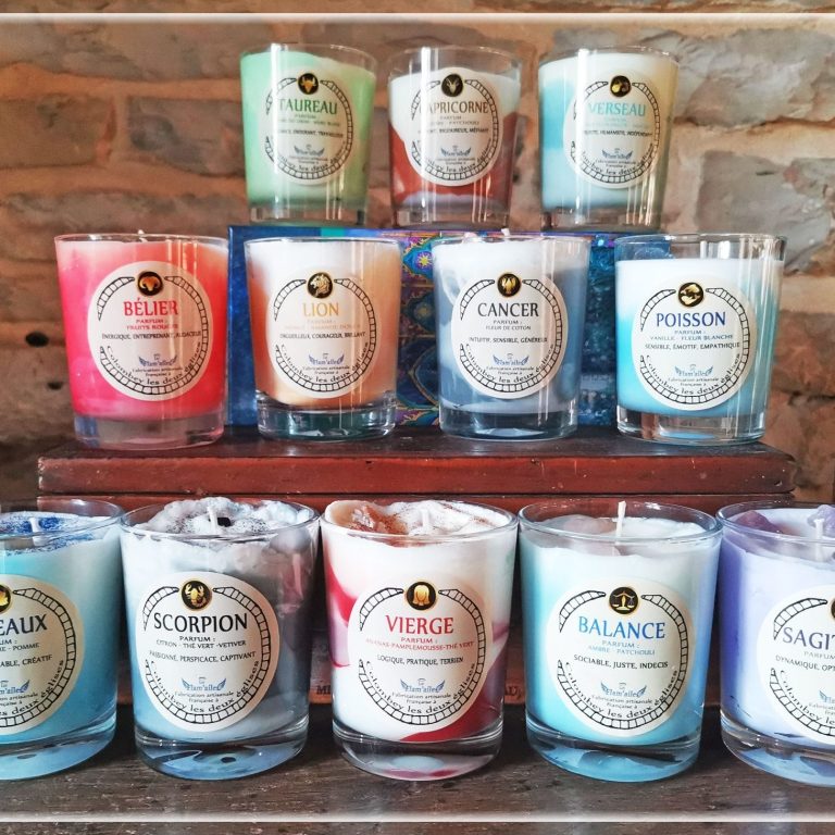 Bougies astrologiques pour chaque signe du zodiaque — Les Flamailes Bougies astrologiques Les Flamailes — rituels selon signe du zodiaque